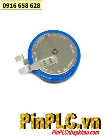 Maxell CR2450HR, Pin đồng hồ đo áp suất Lốp xe Maxell CR2450HR lithium 3V (chân thép như hình)